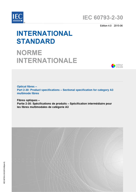 Cover IEC 60793-2-30:2015